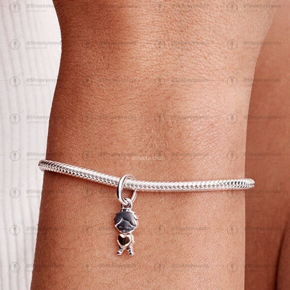 Pandora Happy Boy Dangle Charm - Picture 4 of 5